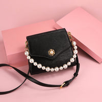 Women Bag Red Bride Wedding Bag Summer Pearl Messenger Bag Special Interest Design High Textured Handbag