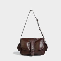 Niche Solid Color Baguette Bag Women Spring Summer Light Luxury Underarm Bag Flip Sexy Shoulder Messenger Bag