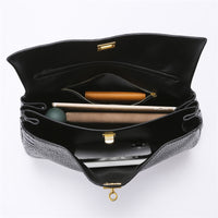 Bag for Women Rodeo Bag Large Capacity Office Tote B Same Alligator Print Handbag