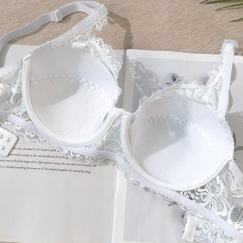 Arrival Traditional Lace Bra with Steel Ring Women djustable Accessory Breast Push up Bra