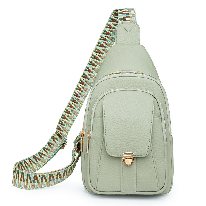 Women Chest Bag Arrival Fashionable Soft Faux Leather Large Capacity Women Shoulder Bag Casual Shoulder Messenger Bag