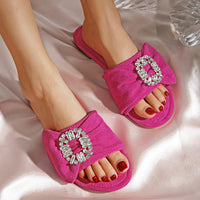 Rhinestone Sandals with Fairy Season All Match Flat Slippers