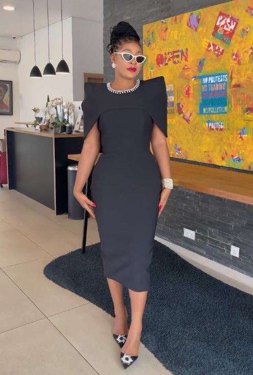 Casual Hip Slim Fit Vest Back Slit Dress Waistcoat Two Piece Set