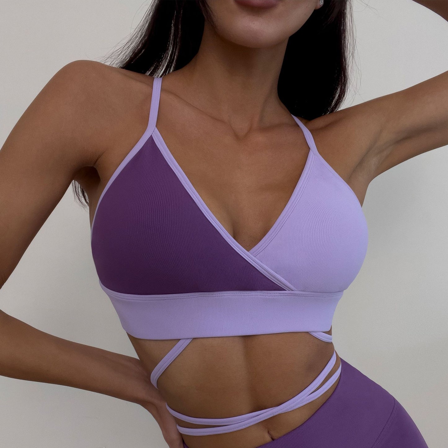 Gray Grape Purple Digital Lavender Bra